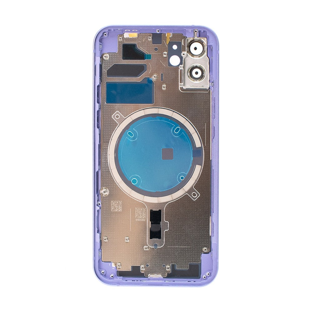 Rear Housing for iPhone 12 (NO LOGO)-Purple Rear Housing for iPhone 12 (NO LOGO)-Purple